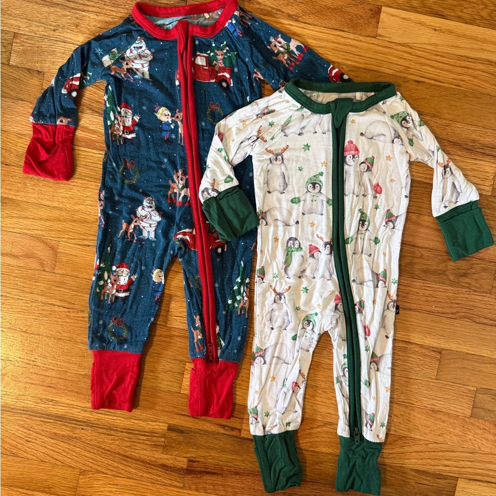 Christmas Bamboo Jammies, gender neutral